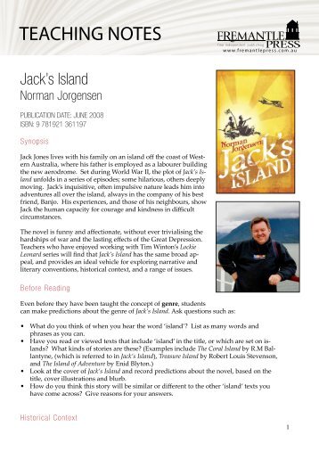 JACK'S ISLAND TEACHING NOTES WEB.pdf - Fremantle Press