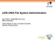 z/OS UNIX File System Administration