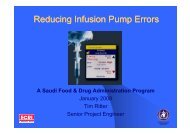 Reducing Infusion Pump Errors