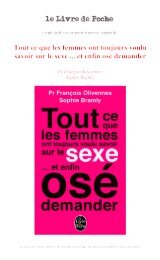 tout ce que les femmes ont toujours voulu savoir ... - Le Livre de Poche