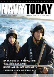 Navy Today Issue 147, September 2009 - Royal New Zealand Navy