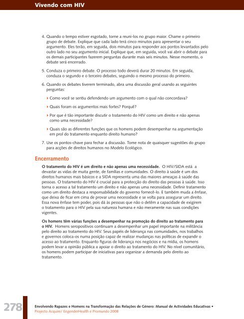 Manual de Actividades Educativas - Promundo