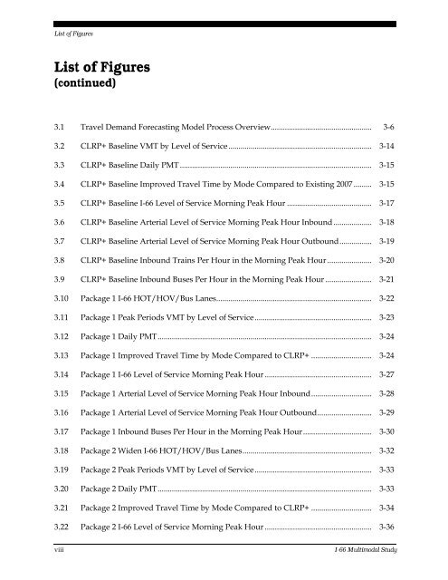 I-66 Multimodal Study Final Report - Virginia Department of ...