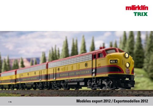 ModÃ¨les export 2012 / Exportmodellen 2012 - MÃ¤rklin