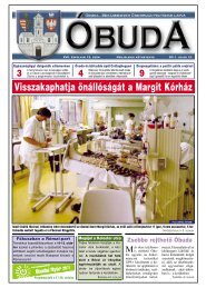 Visszakaphatja önállóságát a Margit Kórház - Óbuda-Békásmegyer