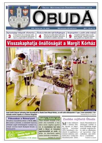 Visszakaphatja önállóságát a Margit Kórház - Óbuda-Békásmegyer