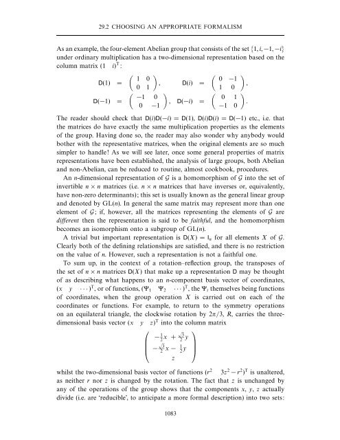 Group theory