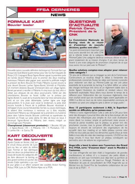 grand prix karting grand prix karting - FFSA