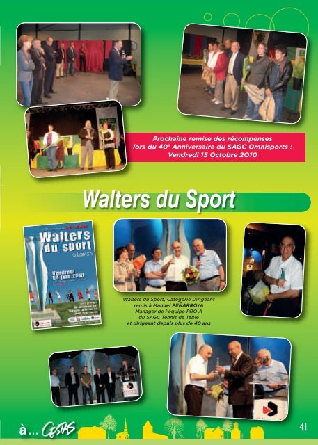 Walters du Sport - Mairie de Cestas