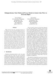 Bridging Business Value Models and Process Models in Aviation ...