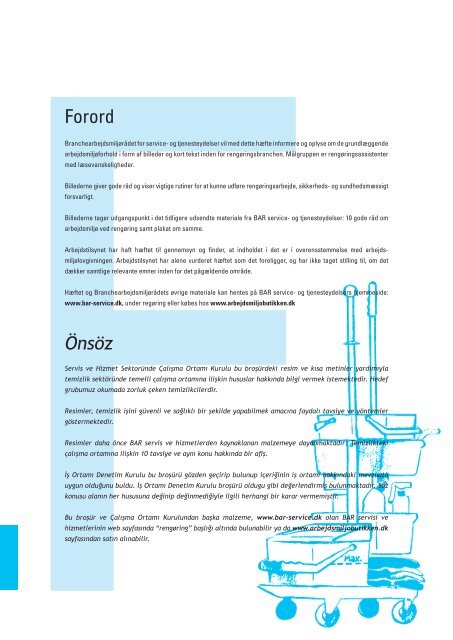 Dansk - BAR - service og tjenesteydelser.