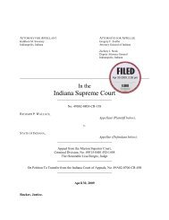 Richard P. Wallace v. State of Indiana - Blog
