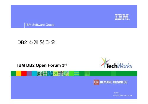 DB2 9 vs Oracle 10g Admin. Technology - IBM