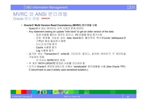 DB2 9 vs Oracle 10g Admin. Technology - IBM