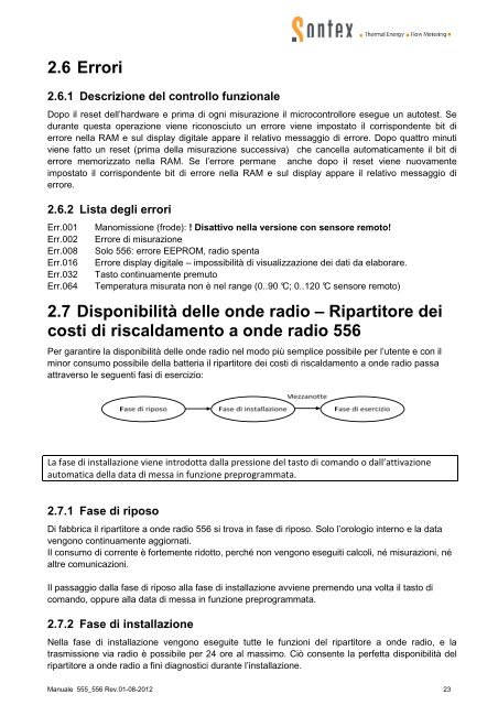 Manuale 555 - 556 - Contabilizzazione del calore