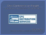 CPG Distribution Services A Division of ContainerPort Group Inc.