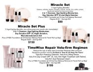 Miracle Set Miracle Set Plus TimeWise Repair Volu ... - Cindy Williams