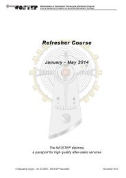 Refresher Course.pdf - WOSTEP