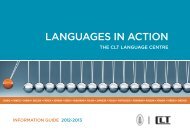 LANGUAGES IN ACTION - Centrum voor Levende Talen