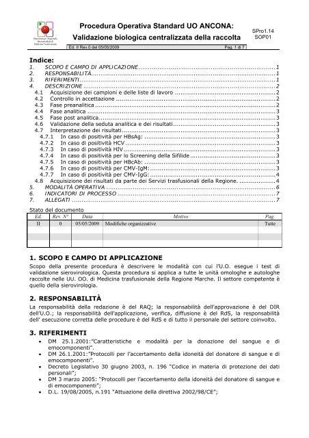 RIF. NORMA UNI EN ISO 9001:2008 sviluppato dal ... - dirmt