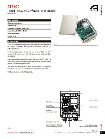 DTRXDC - Videotec