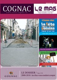 LE DOSSIER / Pages 19-41 - Ville de Cognac