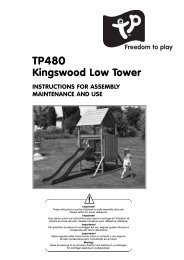 Please check Kingswood Low Tower TP480 - TP Toys