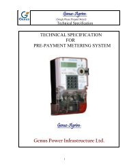 Genus-AgrimTM Genus-AgrimTM Genus Power Infrastructure Ltd.