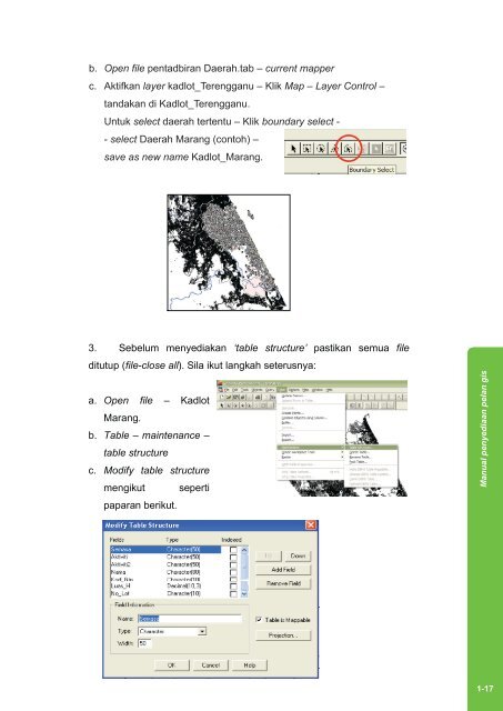 Manual GIS Versi Julai 2009 - JPBD