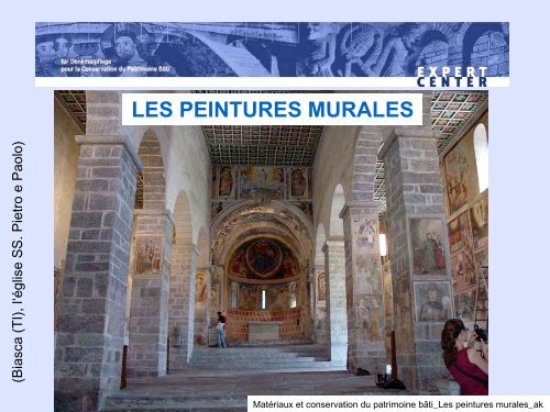 les peintures murales - CSC | Conservation-Science