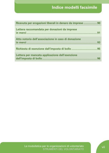 La modulistica per le organizzazioni di volontariato - Volabo