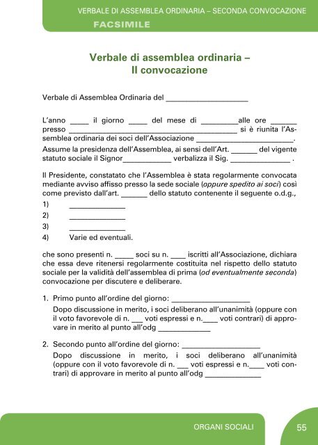 La modulistica per le organizzazioni di volontariato - Volabo