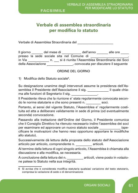 La modulistica per le organizzazioni di volontariato - Volabo