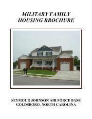 MILITARY FAMILY HOUSING BROCHURE - Air Force Housing