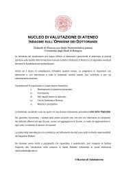 NUCLEO DI VALUTAZIONE DI ATENEO