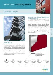 Aluminium sandwichpanelen Gutbond Style - Hamel