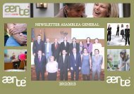 NEWSLETTER ASAMBLEA GENERAL 2012/2013 - Aerte