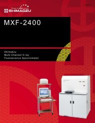 MXF-2400 - Shimadzu do Brasil ComÃ©rcio