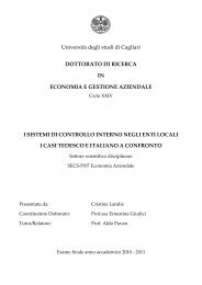 Tesi di dottorato - UniCA Eprints - UniversitÃ  degli studi di Cagliari.