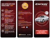 hoW EspIon GEts YoUr vEhIClE BaCk â fast! - Lojack
