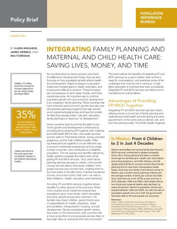 Integrating Family Planning and Maternal and Child Health Care ...