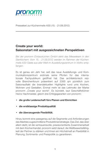 Download PDF - Pronorm