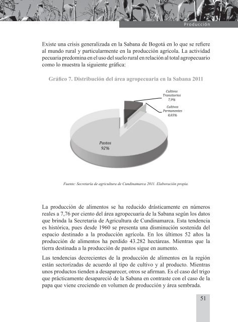 Mas cemento, Menos alimento. Informe digital