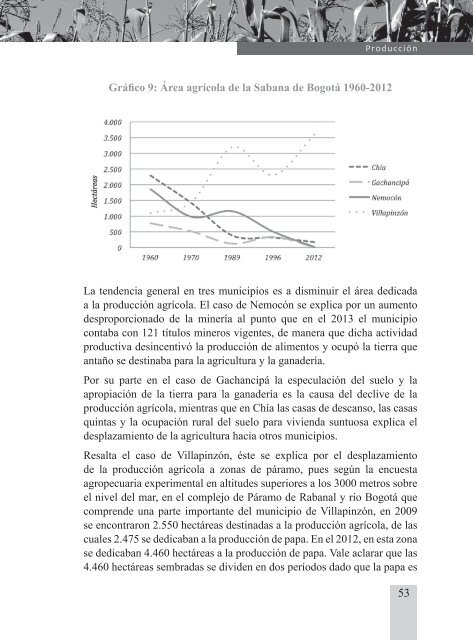 Mas cemento, Menos alimento. Informe digital