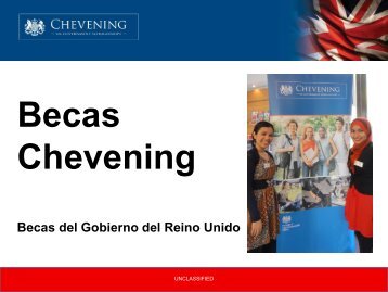 Chevening Scholarships - Pontificia Universidad Javeriana, Cali