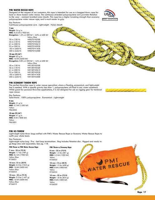 Info | PMI Catalog 2008-2009 (pdf) - Rescue Response Gear