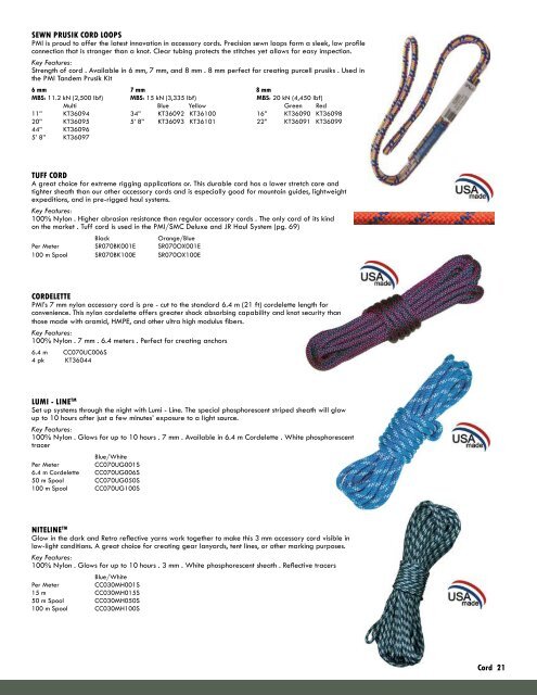 Info | PMI Catalog 2008-2009 (pdf) - Rescue Response Gear