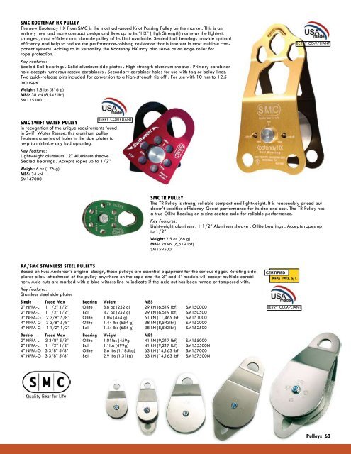 Info | PMI Catalog 2008-2009 (pdf) - Rescue Response Gear