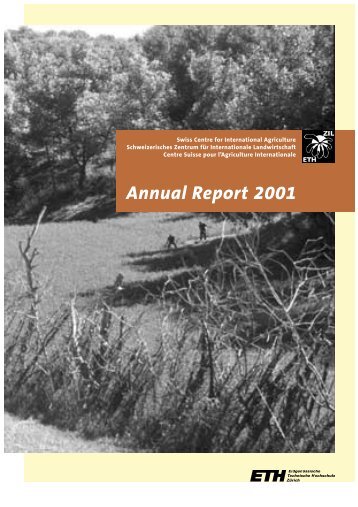 Annual Report 2001 - ETH - North-South Centre North-South Centre