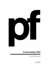 Hent årsberetningen fra 2010 her - Polyteknisk Forening